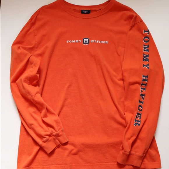 Tommy Hilfiger Other - Vintage Y2K Tommy Hilfiger Long sleeve Tee🍊🍊🍊